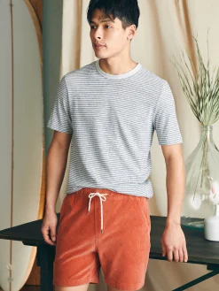 Faherty Brand Shorts*Essential Italian Knit Cord Short (6" Inseam) -