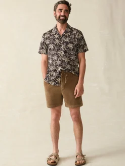 Faherty Brand Shorts*Essential Italian Knit Cord Short (6