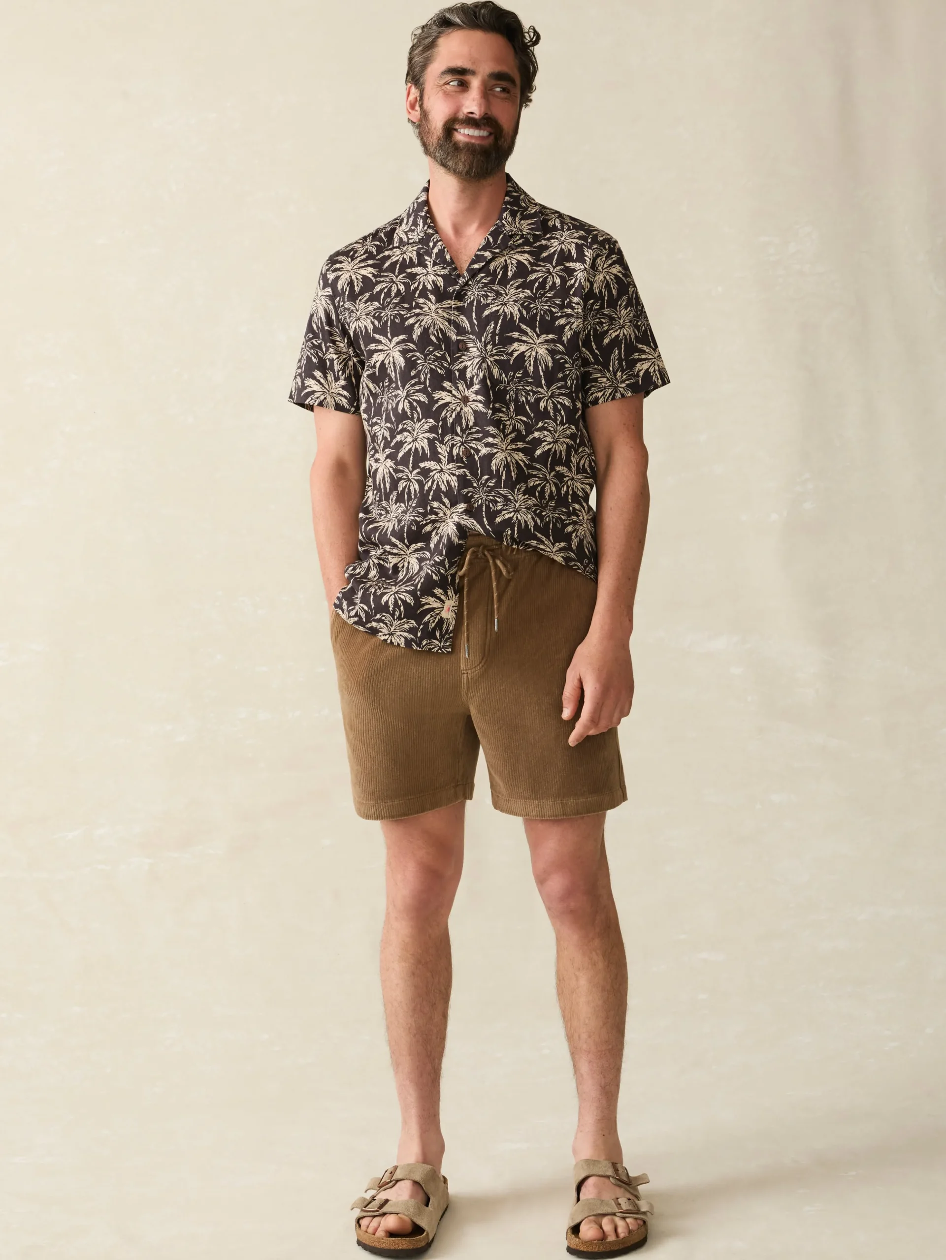 Faherty Brand Shorts*Essential Italian Knit Cord Short (6" Inseam) -