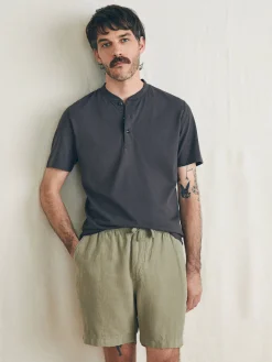 Faherty Brand Shorts*Essential Linen Short (6.5" Inseam) -