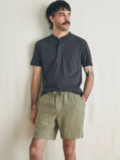 Faherty Brand Shorts*Essential Linen Short (6.5" Inseam) -