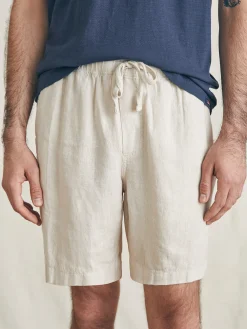 Faherty Brand Shorts*Essential Linen Short (6.5" Inseam) -
