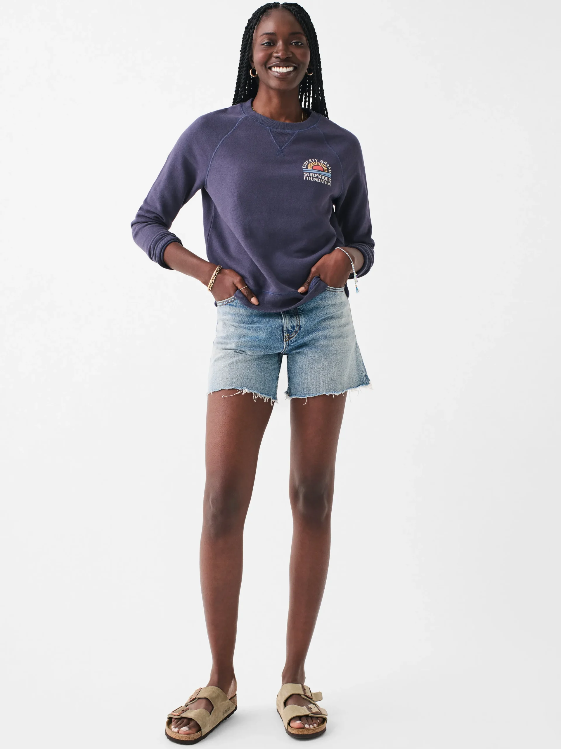 Women Faherty Brand Hoodies & Sweatshirts*Faherty X Surfrider Sweatshirt -