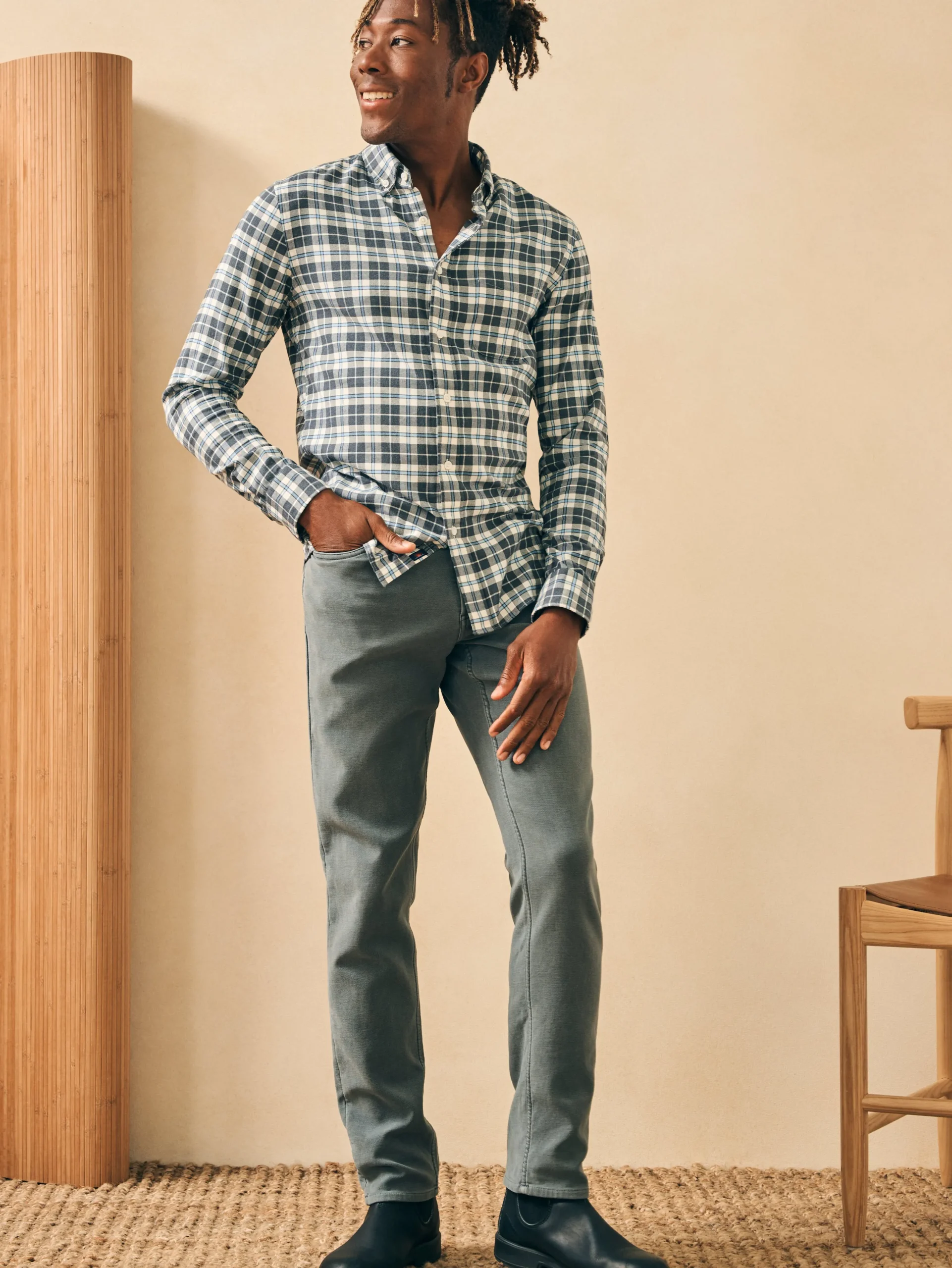 Faherty Brand Shirts*Featherweight Flannel Shirt -