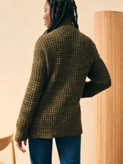 Women Faherty Brand Sweaters*Frost Waffle Cardigan -