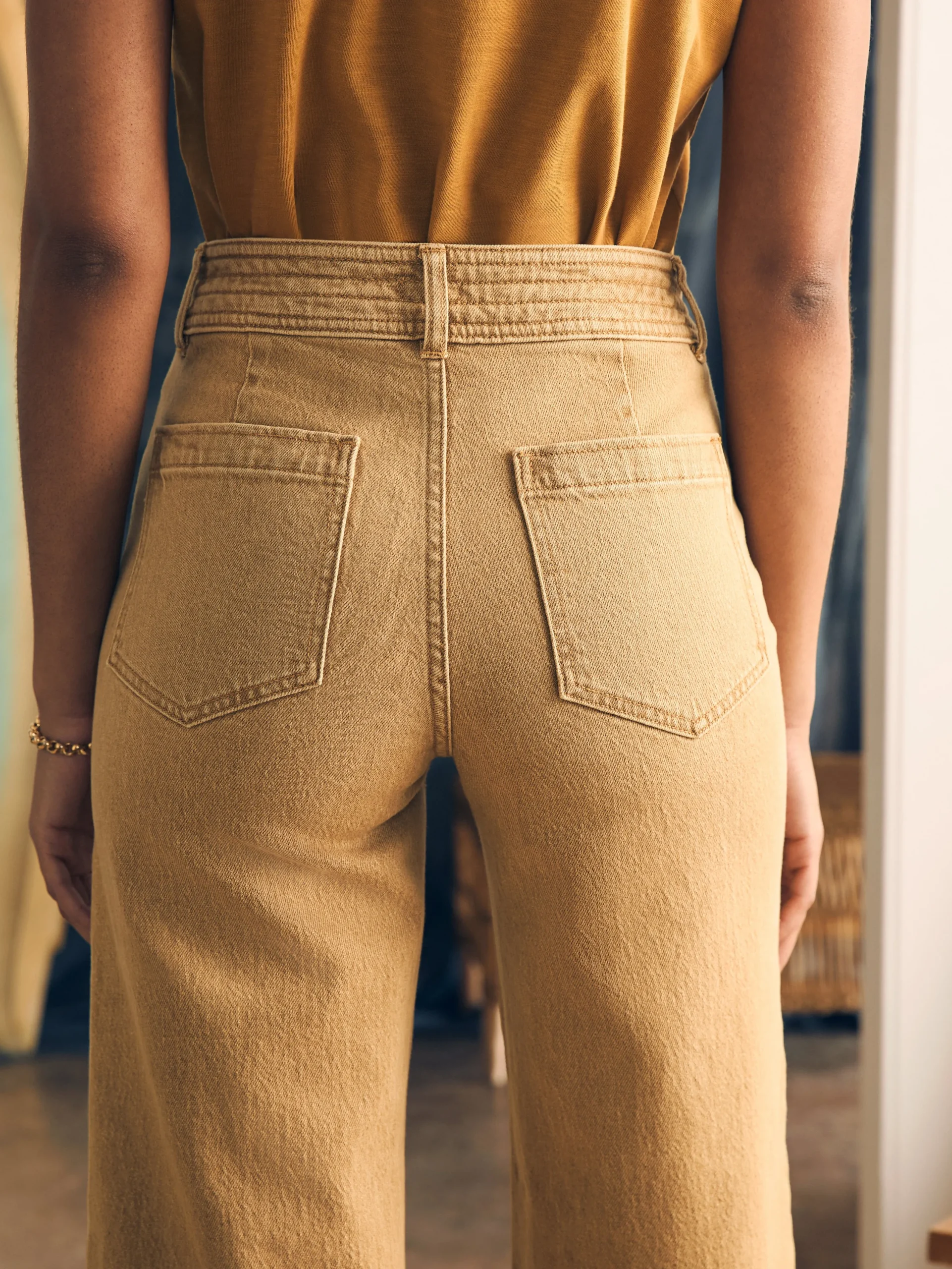 Women Faherty Brand Pants|Jeans*Harbor Crop Jean -