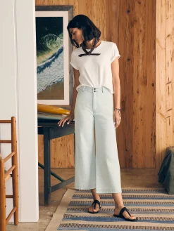 Women Faherty Brand Pants|Jeans*Harbor Crop Jean -