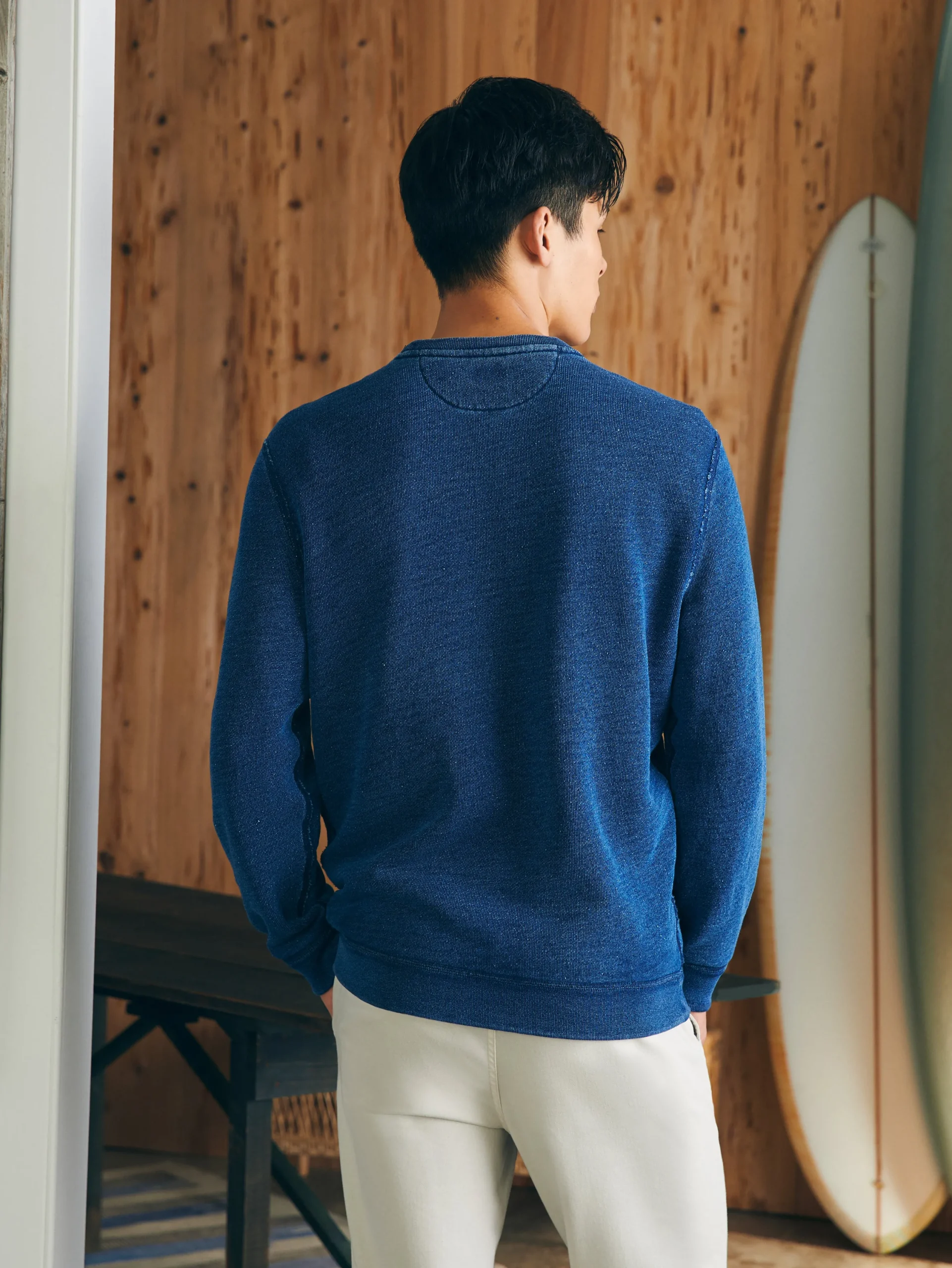 Faherty Brand Hoodies & Sweatshirts*Indigo Crewneck -