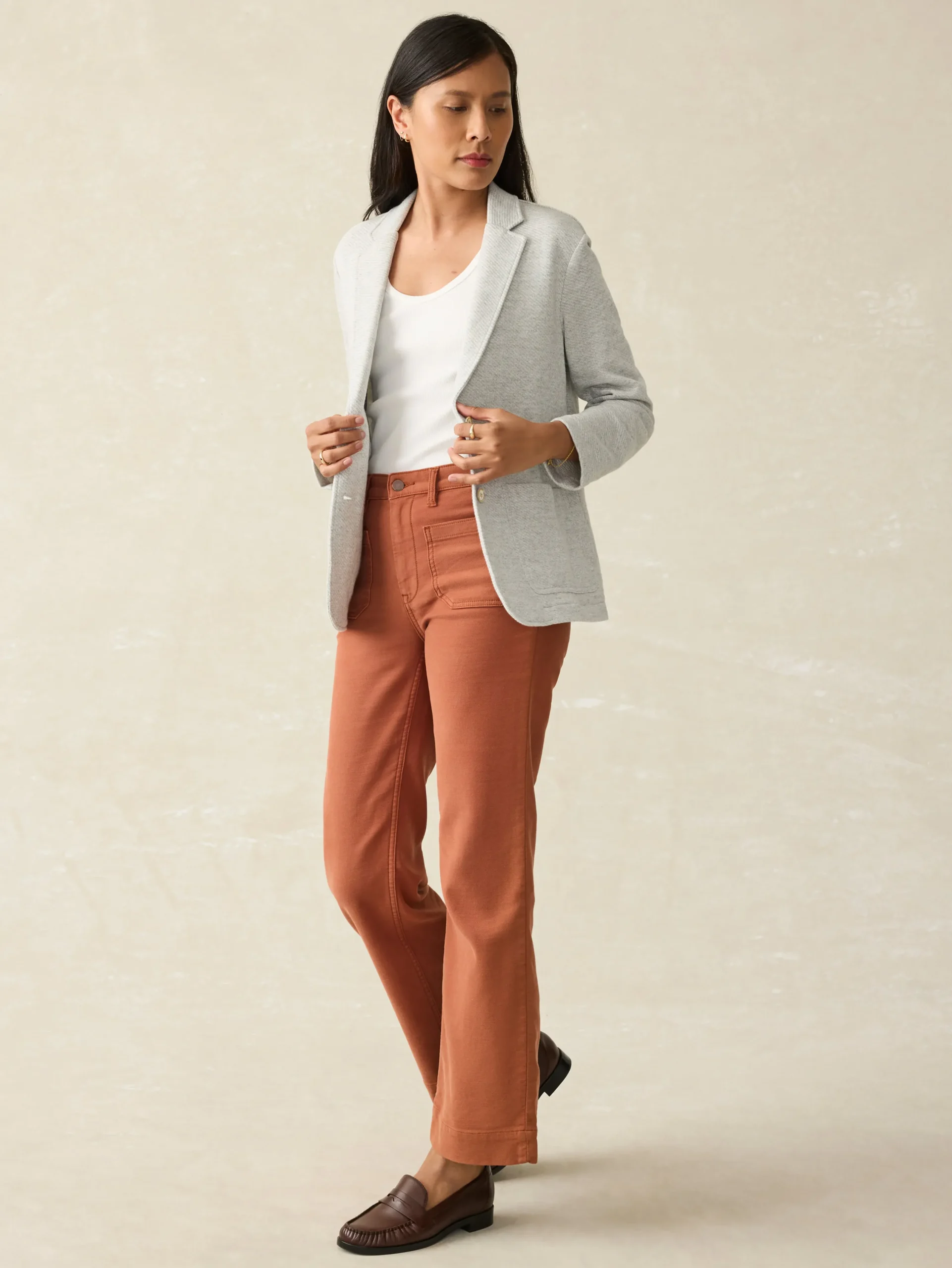 Women Faherty Brand Blazers & Outerwear*Inlet Knit Blazer -