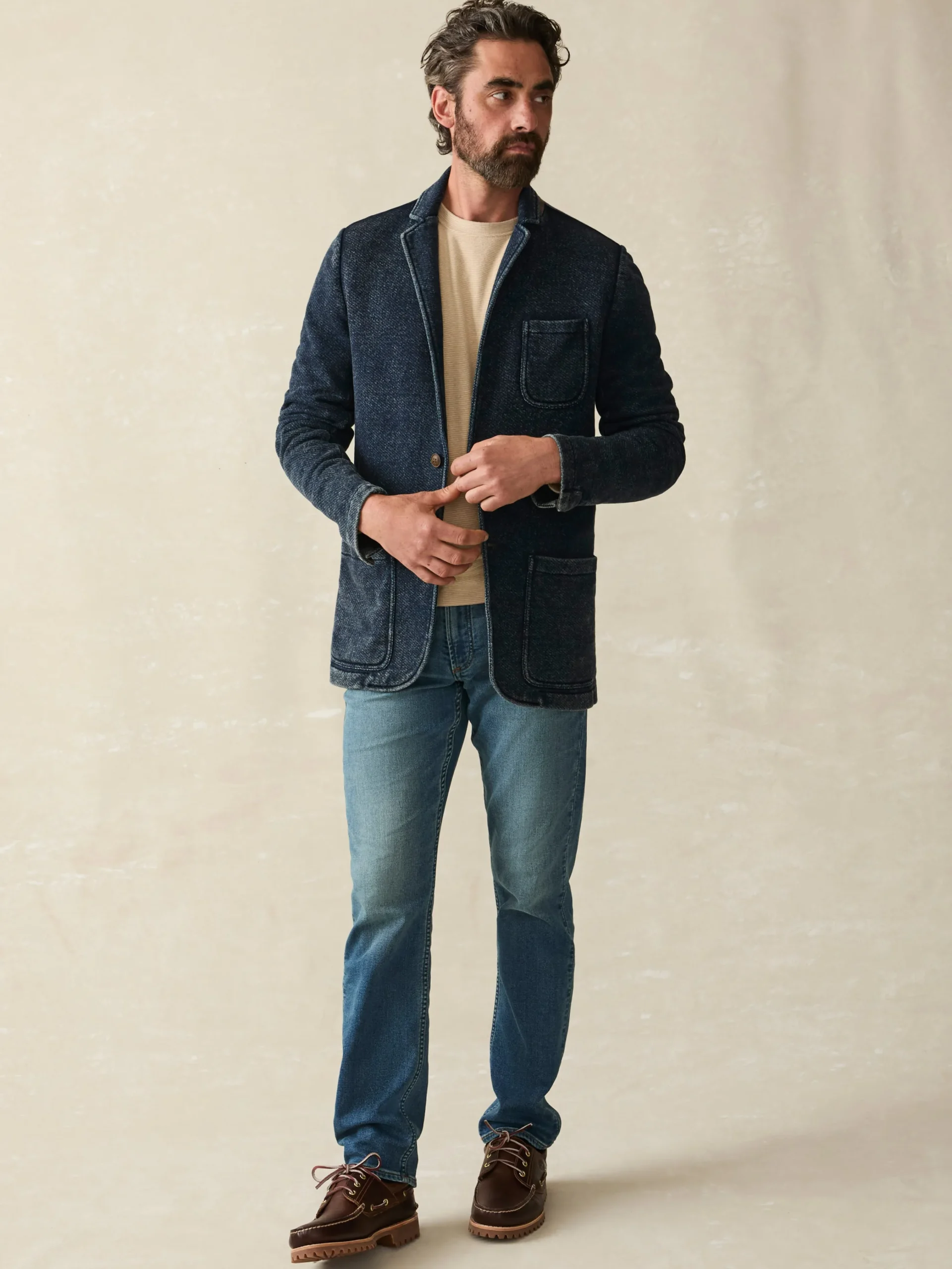 Faherty Brand Blazers*Inlet Knit Blazer -