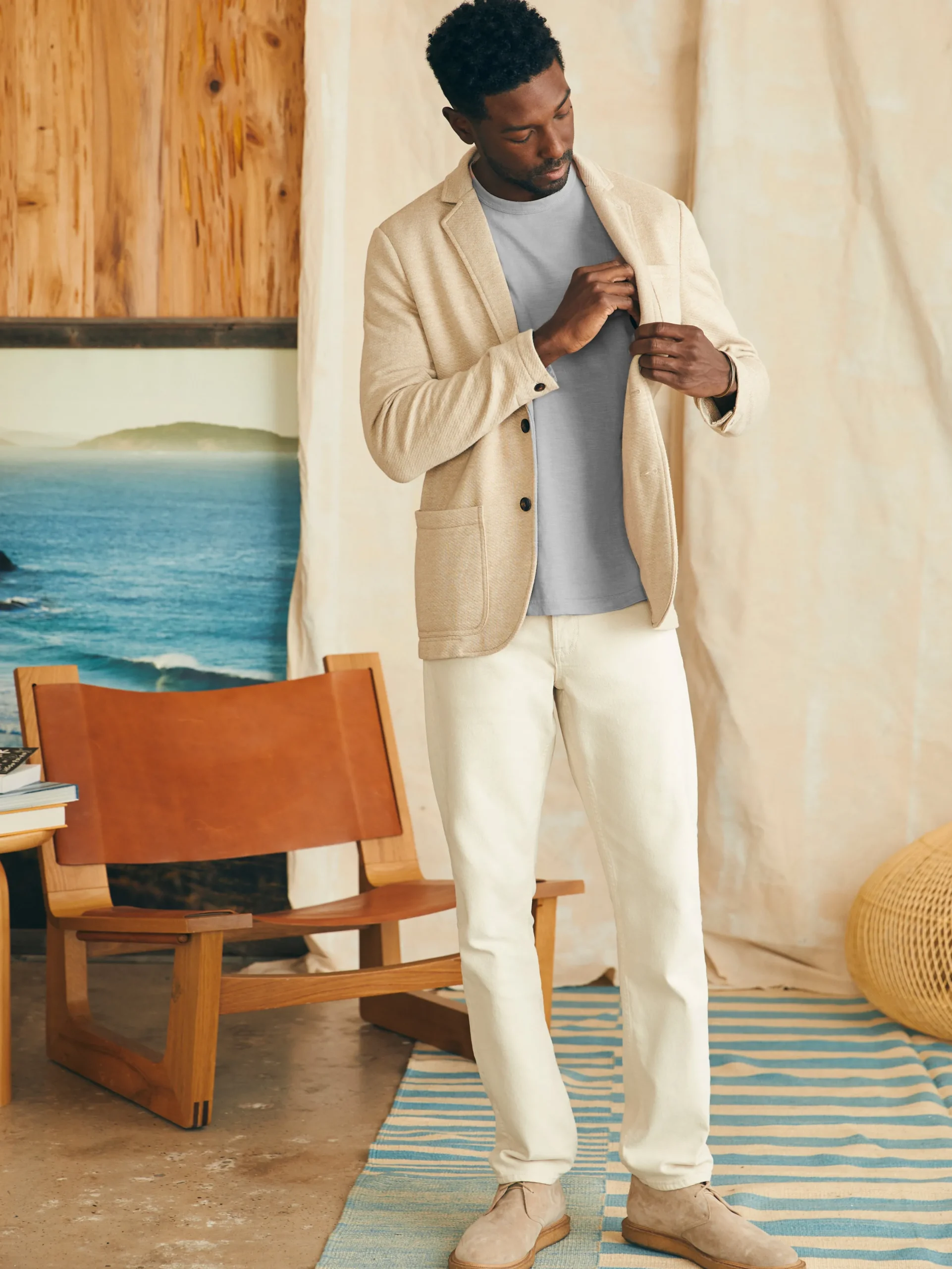 Faherty Brand Blazers*Inlet Knit Blazer -