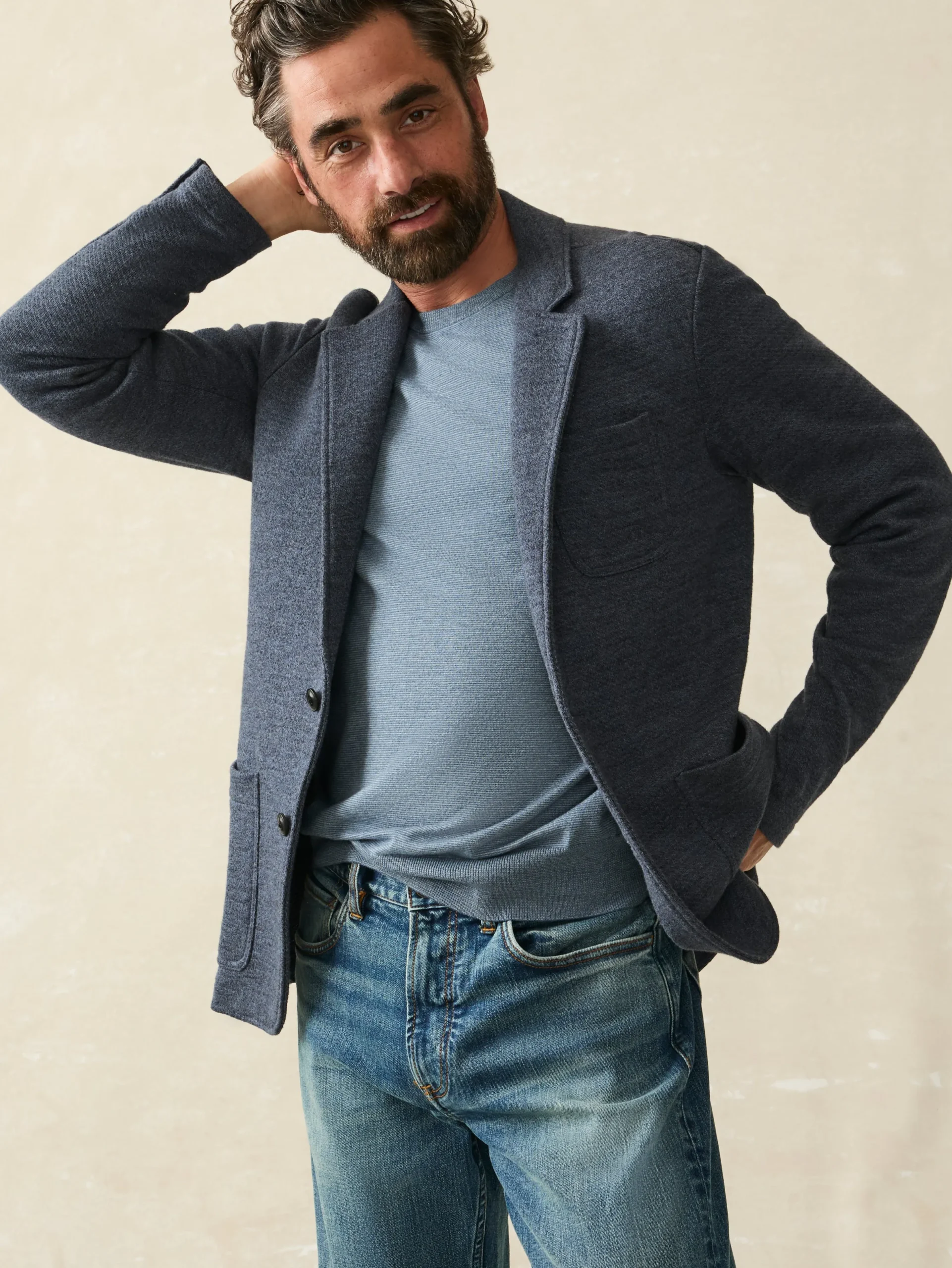 Faherty Brand Blazers*Inlet Knit Blazer (Short) -