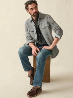 Faherty Brand Jackets & Vests*Inlet Knit CPO -
