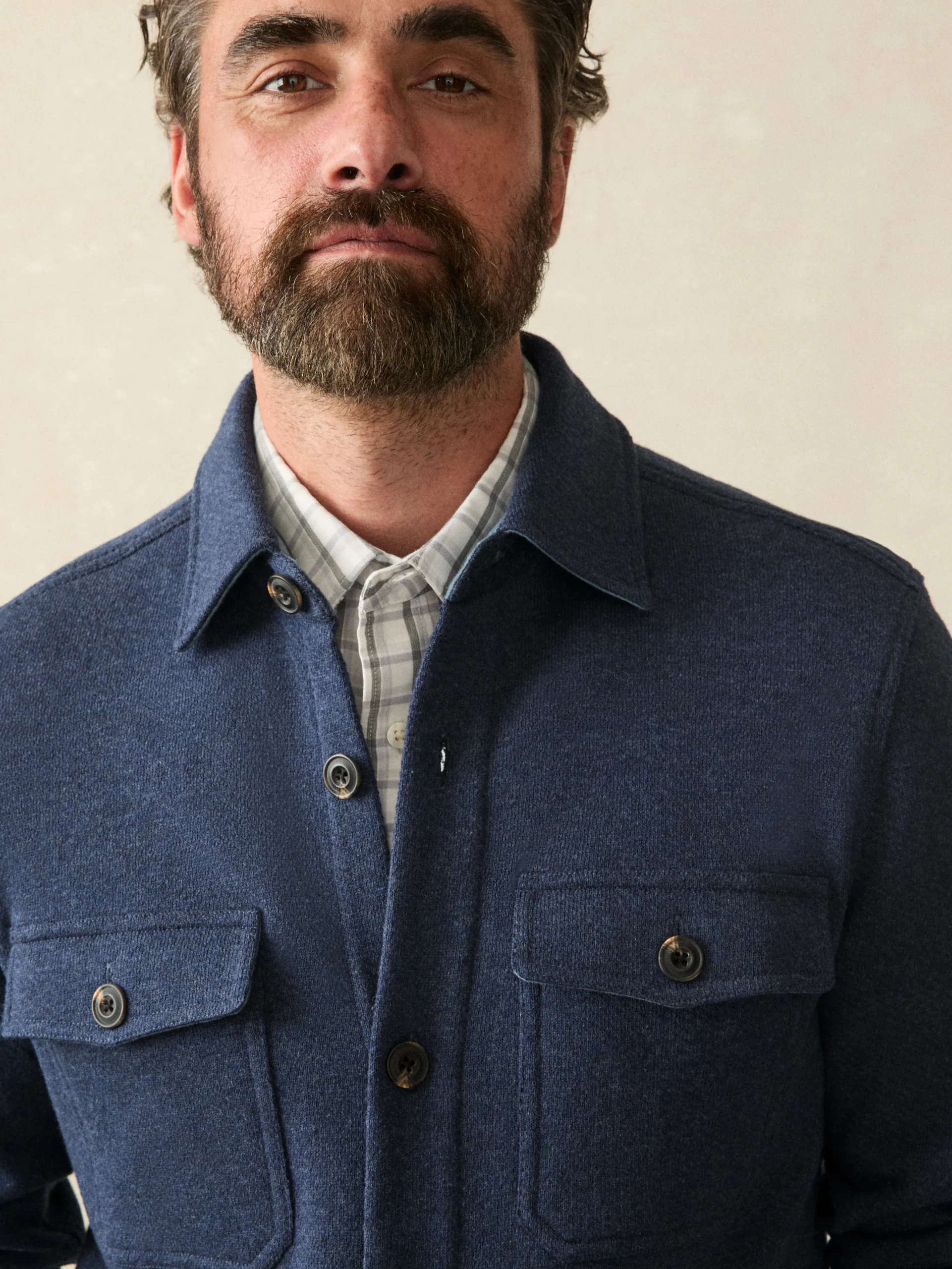 Faherty Brand Jackets & Vests*Inlet Knit CPO -