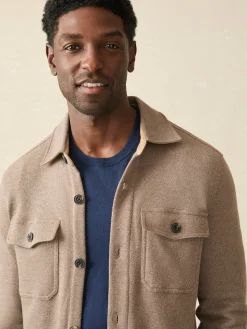 Faherty Brand Jackets & Vests*Inlet Knit CPO -