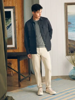 Faherty Brand Jackets & Vests*Jersey Shirt Jacket -