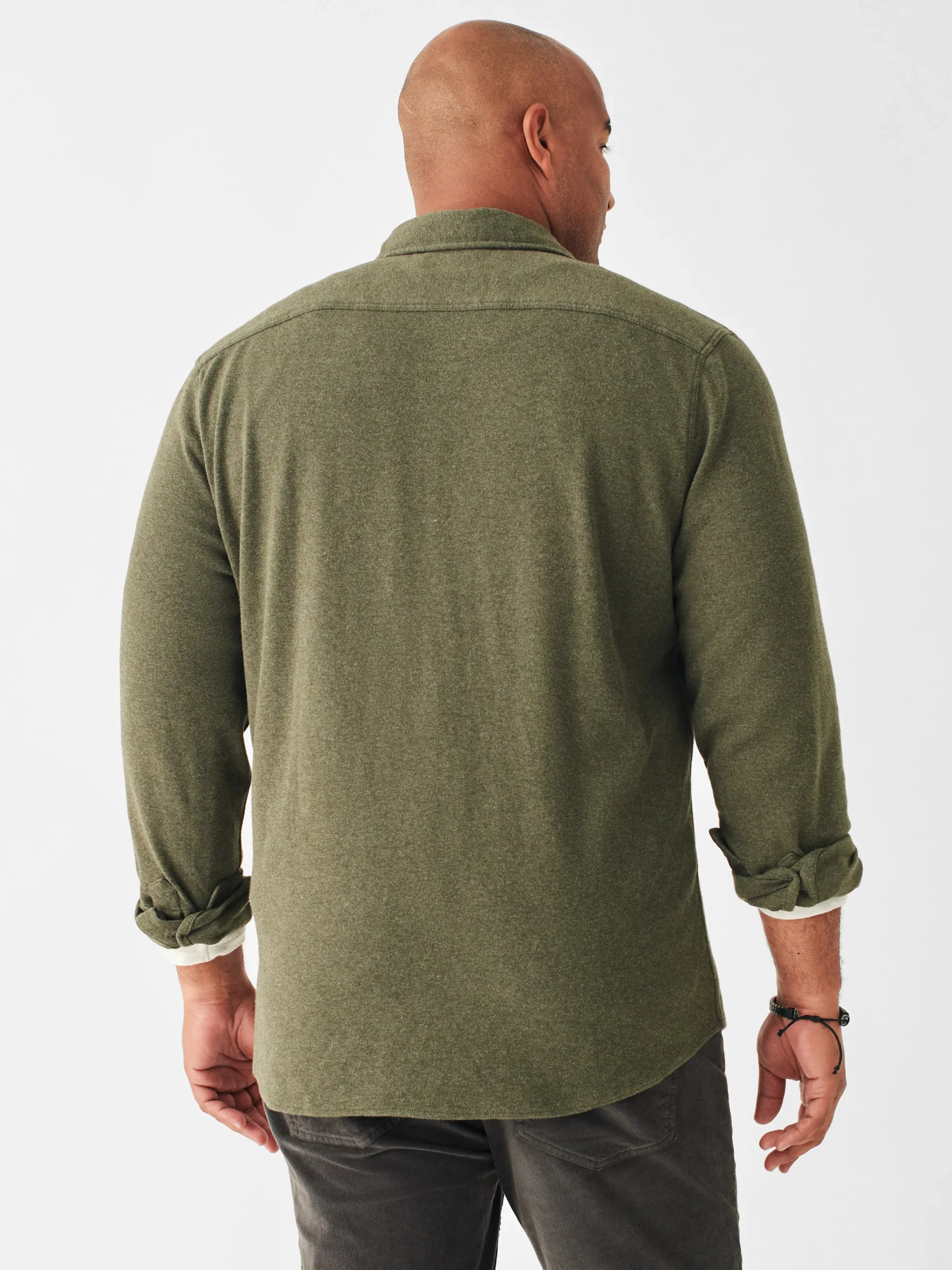 Faherty Brand Shirts*Knit Alpine Shirt -
