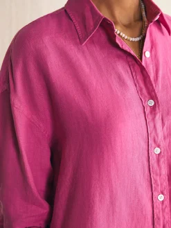 Women Faherty Brand Shirts & Tops*Laguna Linen Relaxed Shirt -