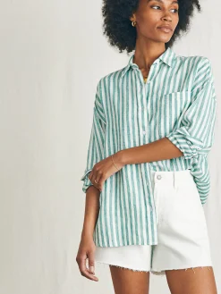 Women Faherty Brand Shirts & Tops*Laguna Linen Relaxed Shirt -