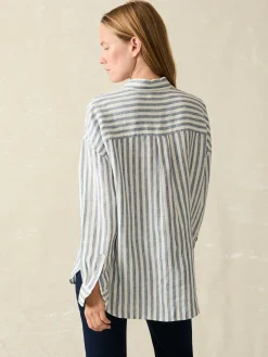 Women Faherty Brand Shirts & Tops*Laguna Linen Relaxed Shirt -