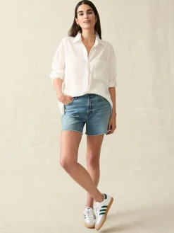 Women Faherty Brand Shirts & Tops*Laguna Linen Relaxed Shirt -