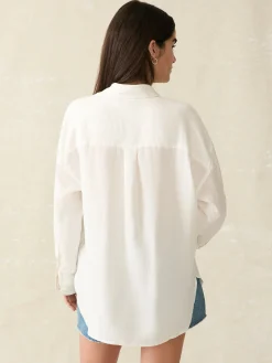 Women Faherty Brand Shirts & Tops*Laguna Linen Relaxed Shirt -