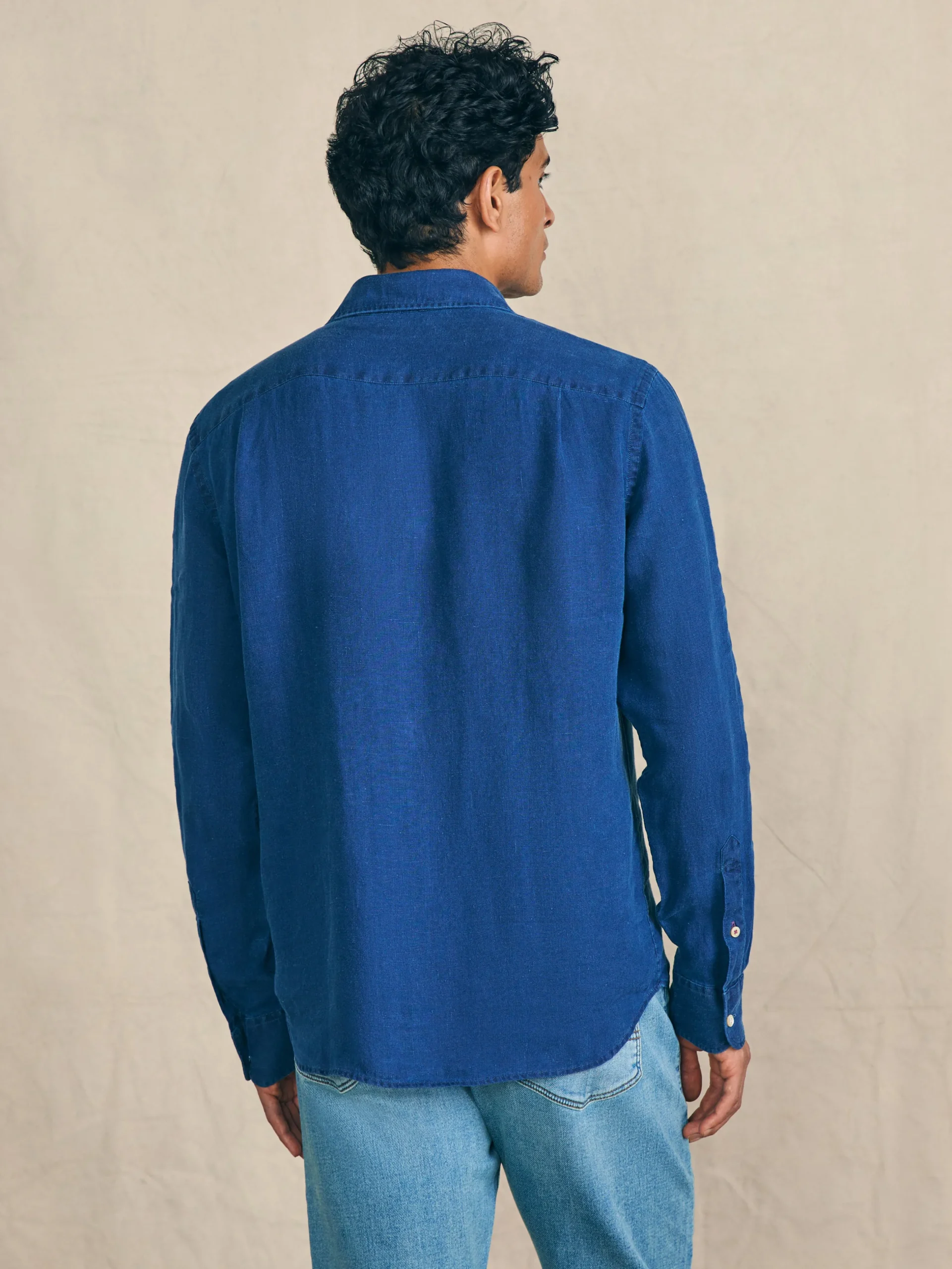 Faherty Brand Shirts*Laguna Linen Shirt -