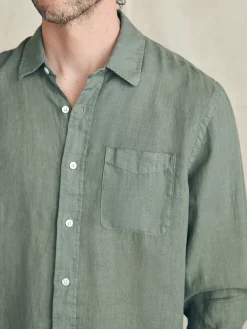 Faherty Brand Shirts*Laguna Linen Shirt -