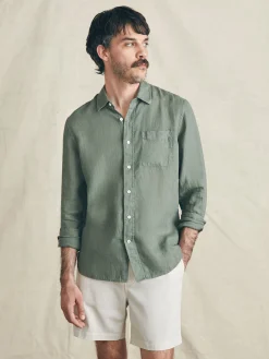 Faherty Brand Shirts*Laguna Linen Shirt -