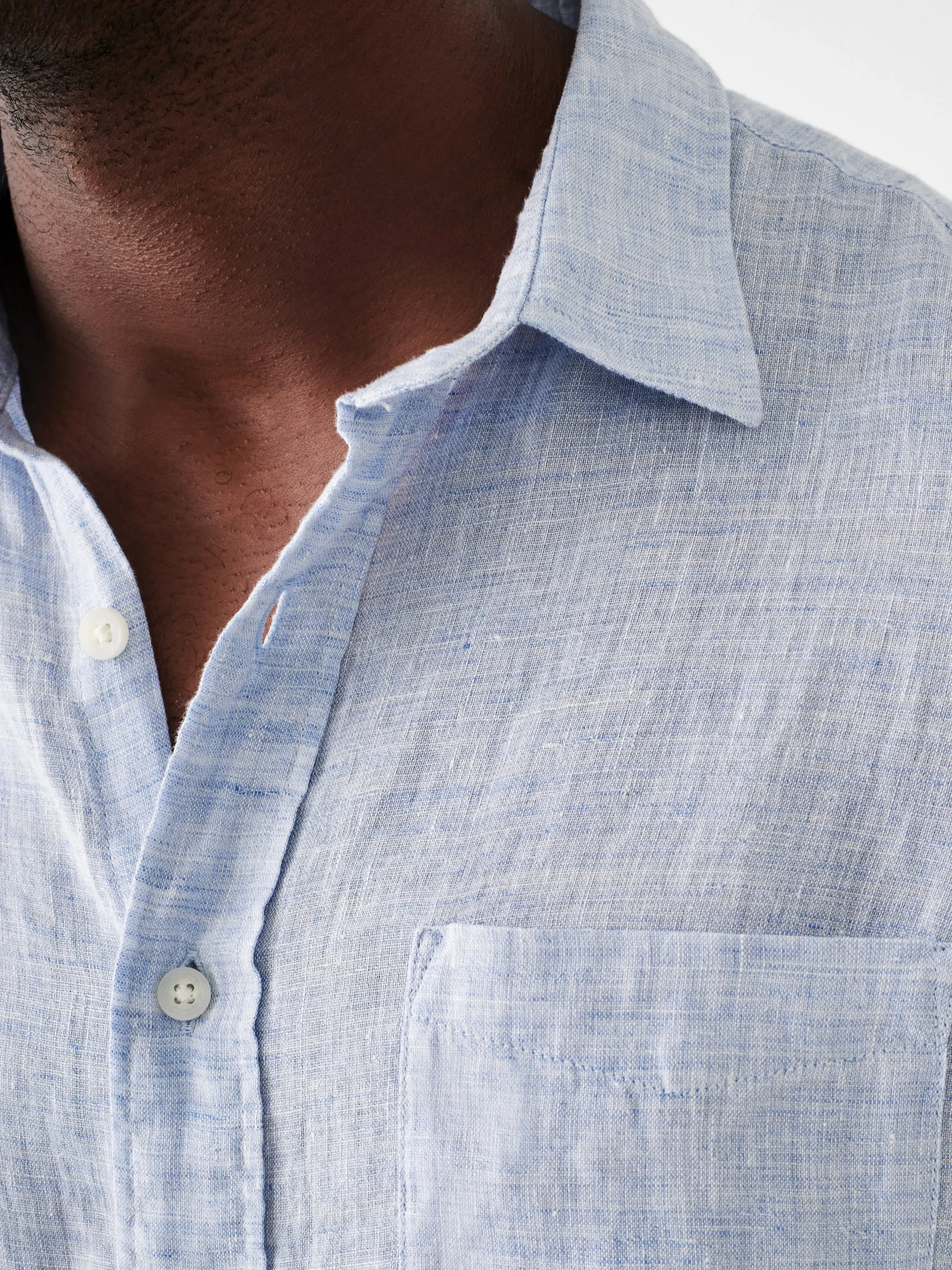 Faherty Brand Shirts*Laguna Linen Shirt -