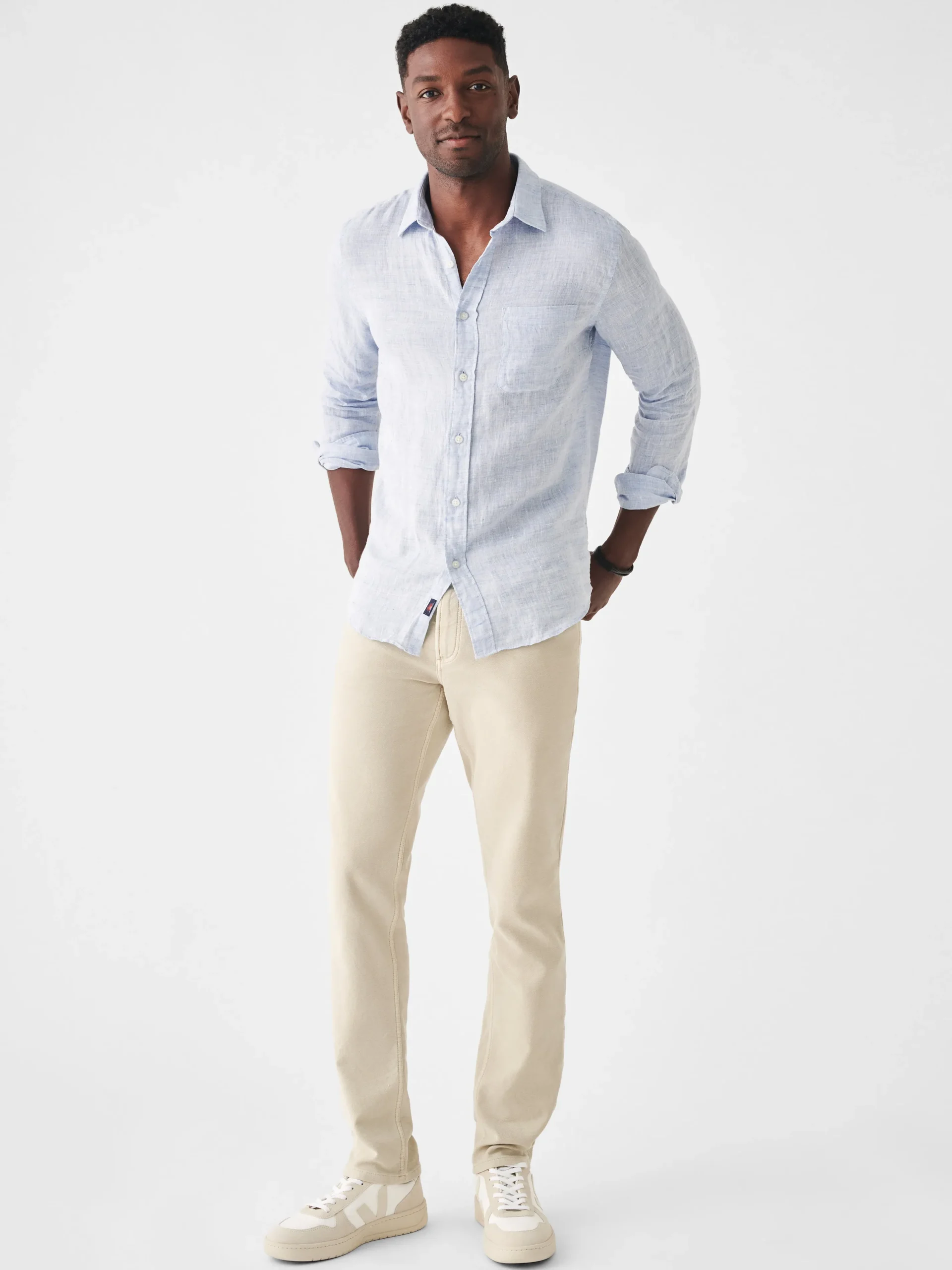 Faherty Brand Shirts*Laguna Linen Shirt -