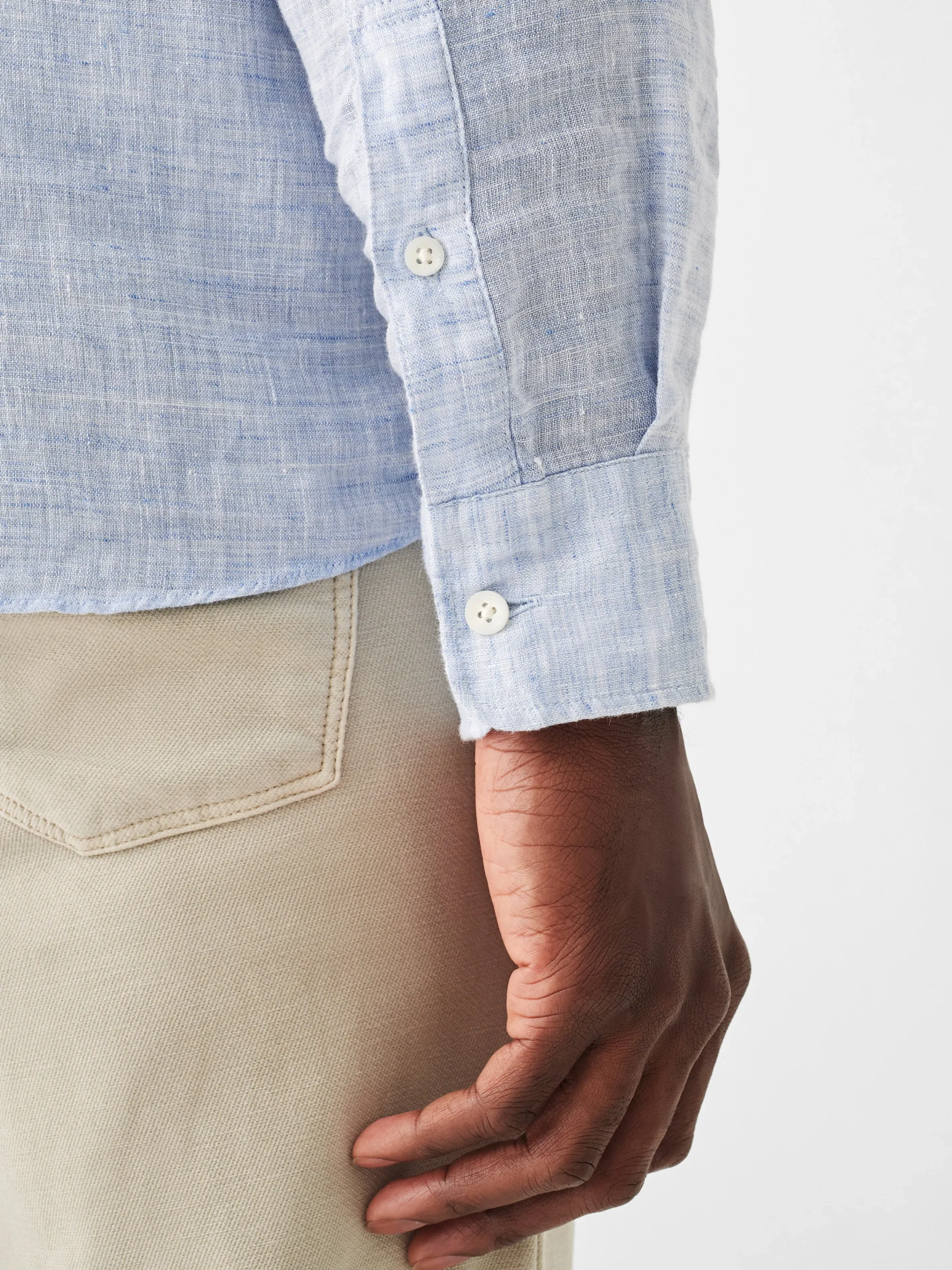 Faherty Brand Shirts*Laguna Linen Shirt -