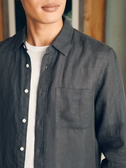Faherty Brand Shirts*Laguna Linen Shirt -