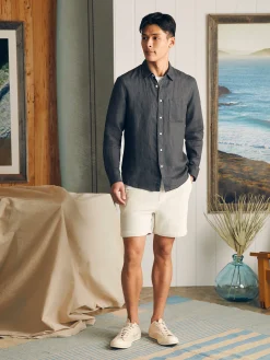 Faherty Brand Shirts*Laguna Linen Shirt -