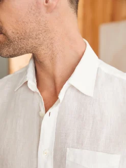 Faherty Brand Shirts*Laguna Linen Shirt -
