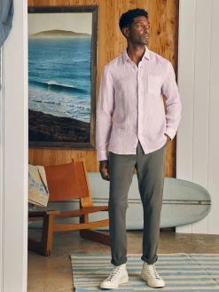 Faherty Brand Shirts*Laguna Linen Shirt (Tall) -