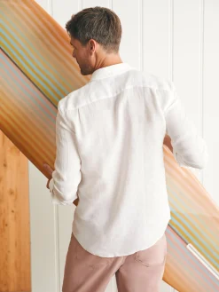 Faherty Brand Shirts*Laguna Linen Shirt (Tall) -