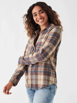 Women Faherty Brand Shirts & Tops*Legend™ Sweater Shirt -