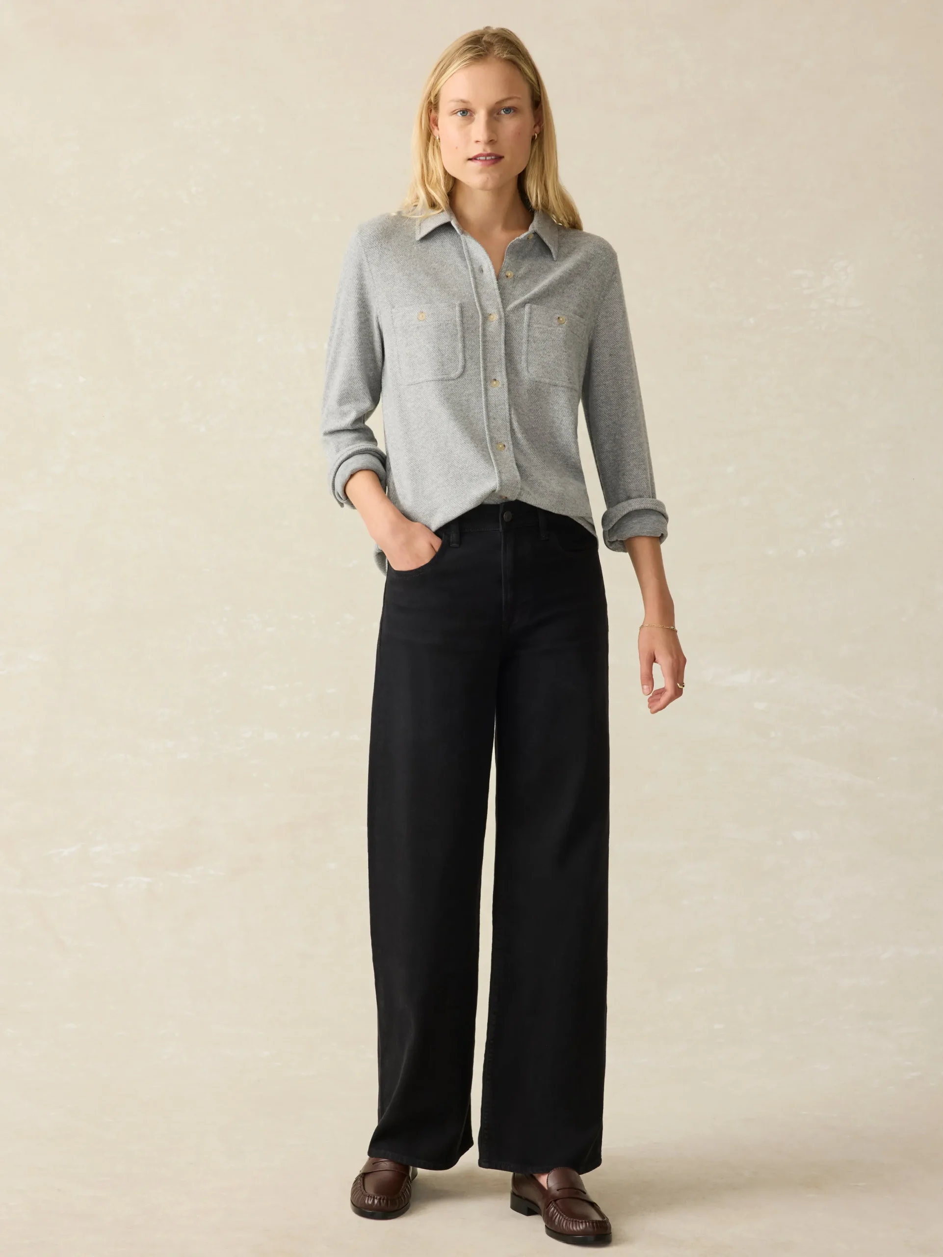 Women Faherty Brand Shirts & Tops*Legend™ Sweater Shirt -