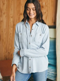 Women Faherty Brand Shirts & Tops*Legend™ Sweater Shirt -