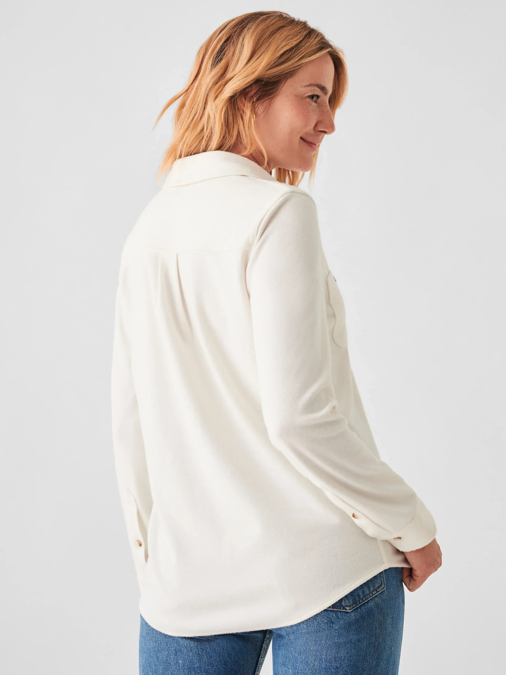 Women Faherty Brand Shirts & Tops*Legend™ Sweater Shirt -