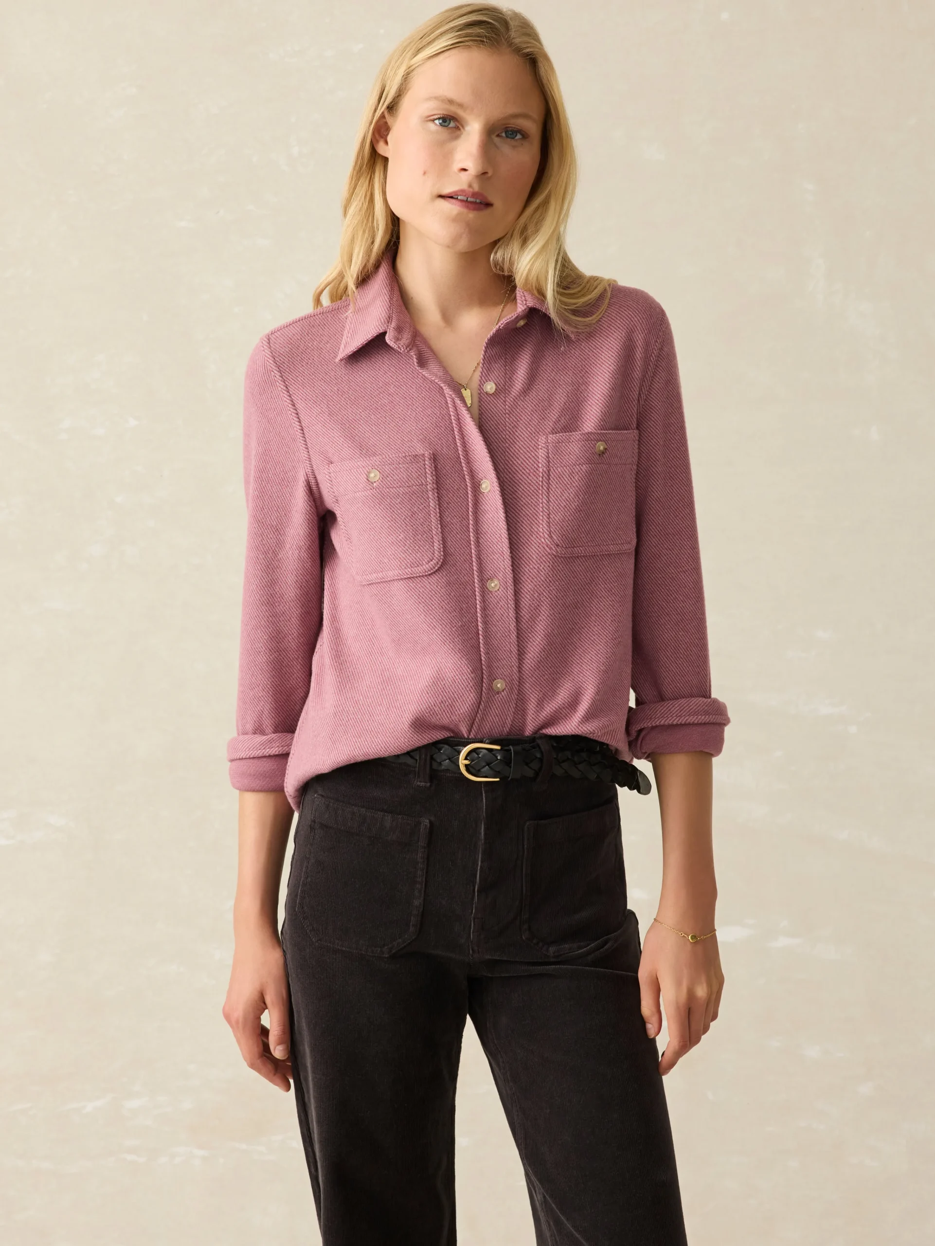 Women Faherty Brand Shirts & Tops*Legend™ Sweater Shirt -