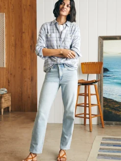 Women Faherty Brand Shirts & Tops*Legend™ Sweater Shirt -
