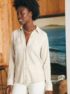 Women Faherty Brand Shirts & Tops*Legend™ Sweater Shirt -