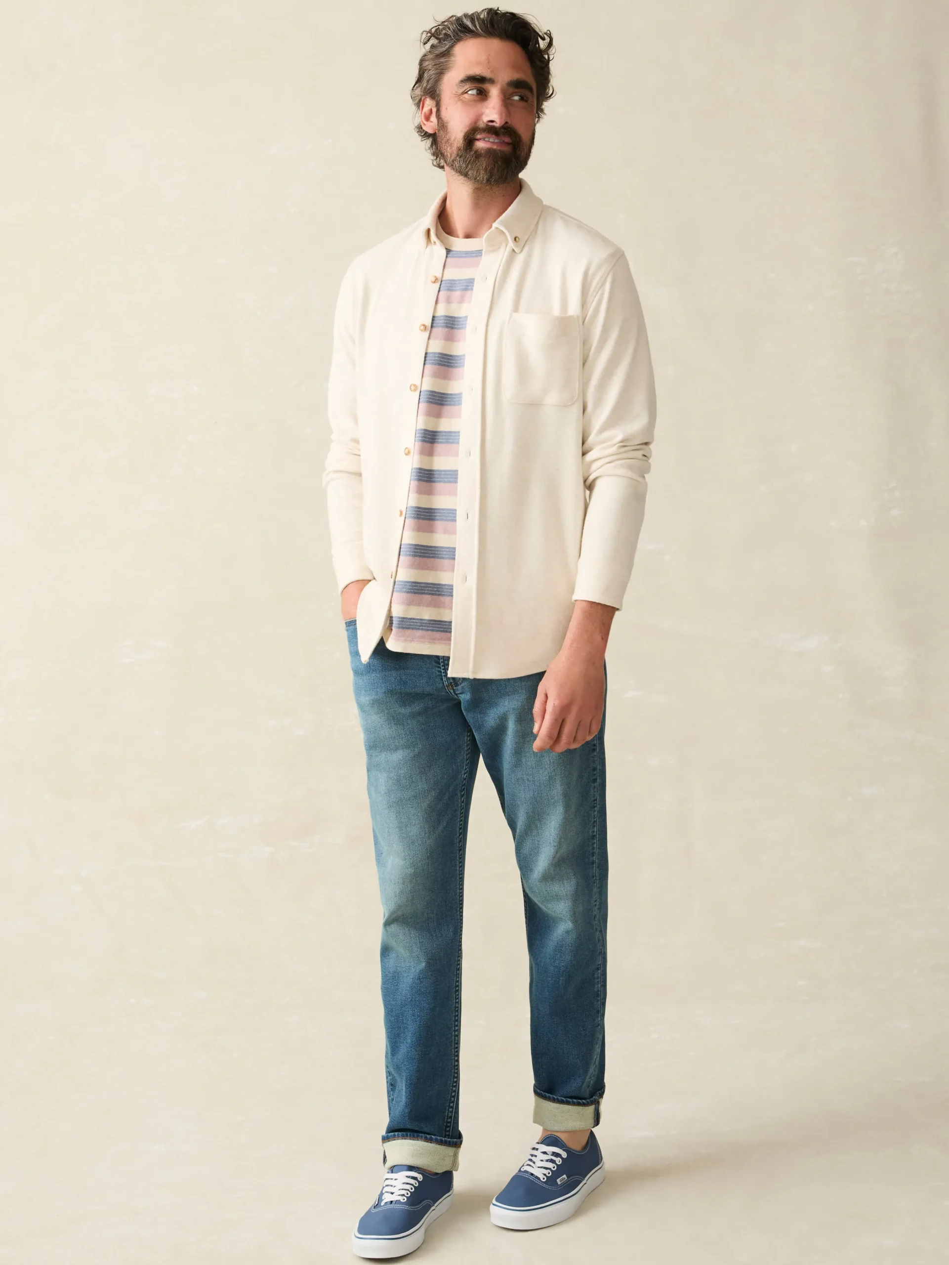 Faherty Brand Shirts*Legend™ Sweater Shirt (Single Pocket) -
