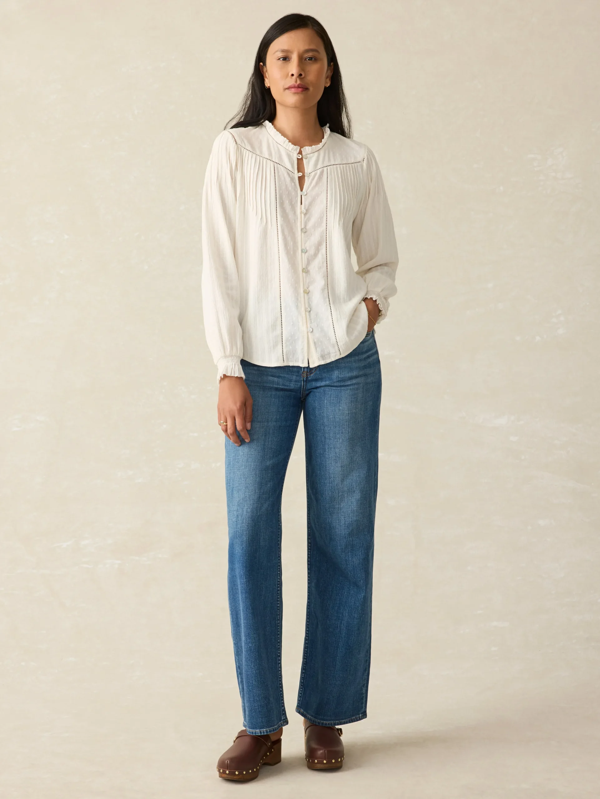 Women Faherty Brand Shirts & Tops*Lily Top -