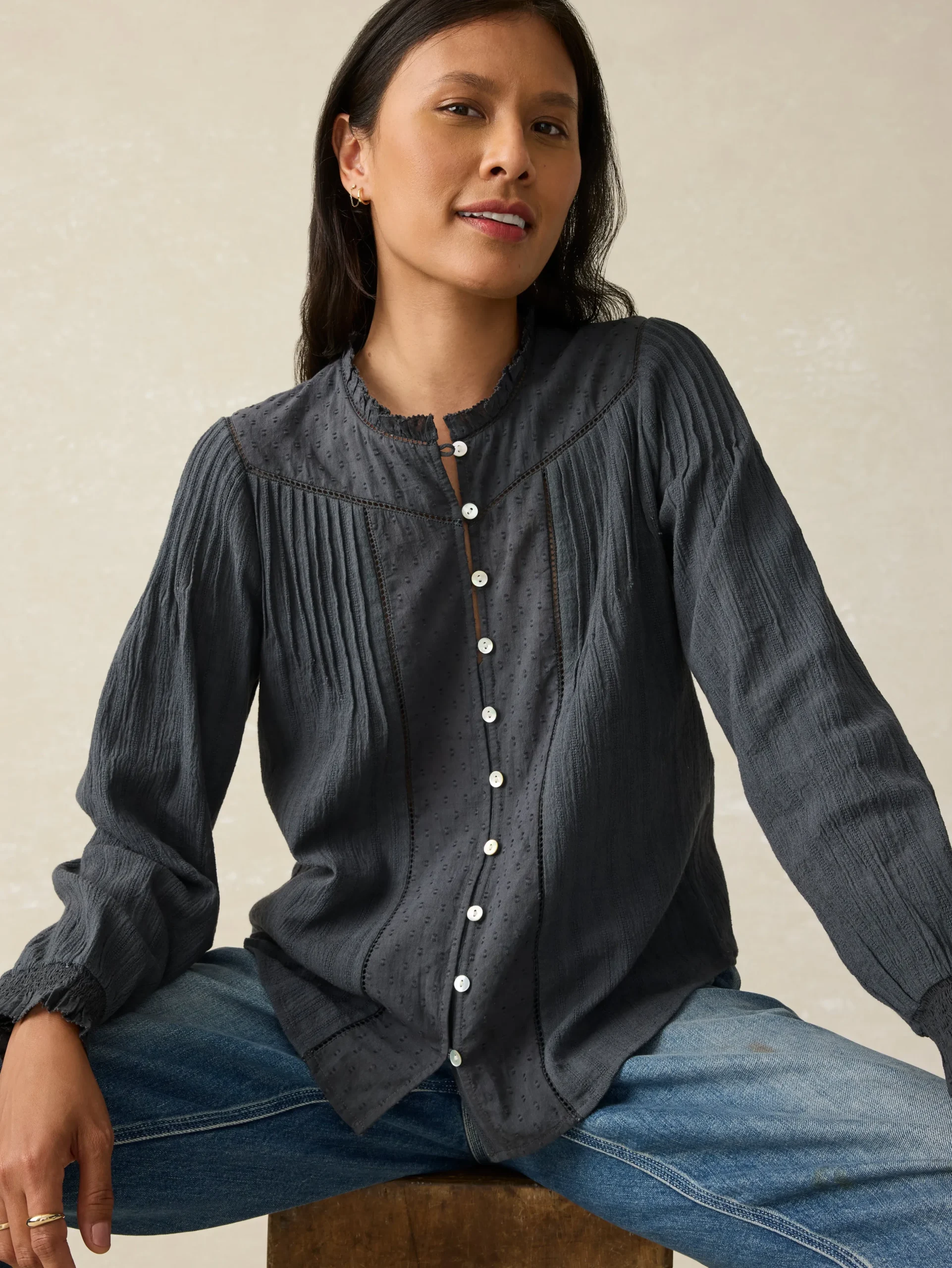 Women Faherty Brand Shirts & Tops*Lily Top -