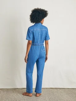 Women Faherty Brand Dresses|Overalls & Jumpsuits*Linen Denim Jumpsuit -