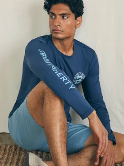 Faherty Brand T-Shirts & Henleys*Long-Sleeve Surfrider Shorelite UPF Tee -