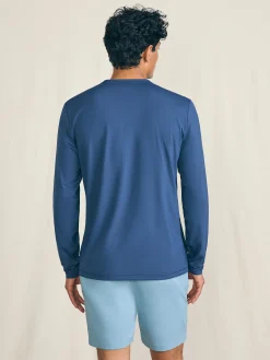 Faherty Brand T-Shirts & Henleys*Long-Sleeve Surfrider Shorelite UPF Tee -